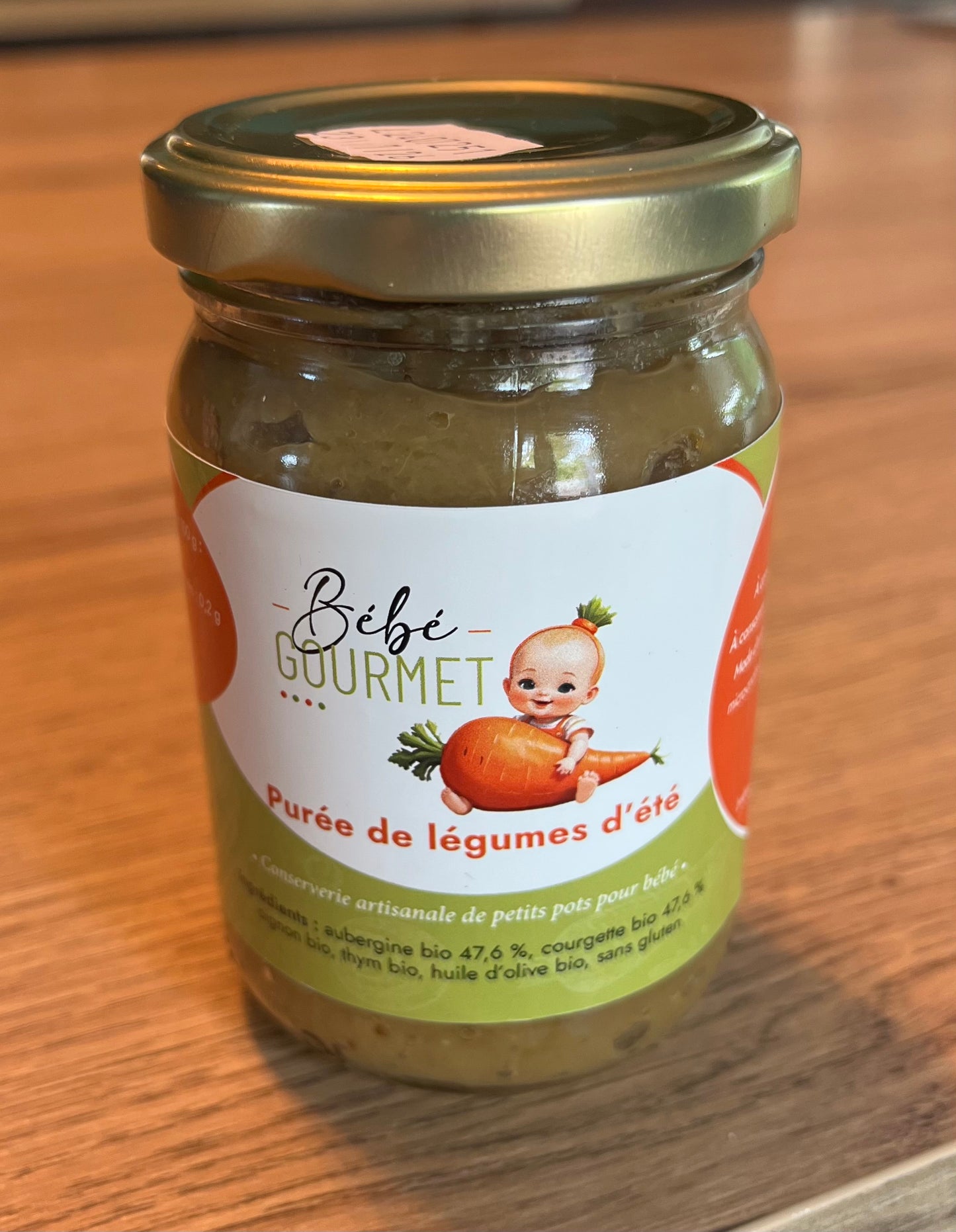 Purée de légumes d'été