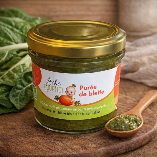 Petit pot bébé - Purée de Blette bio - à partir de 4 mois