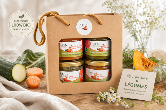 Petits pots bébé - «  Mes premiers légumes bio » - à partir de 4 mois