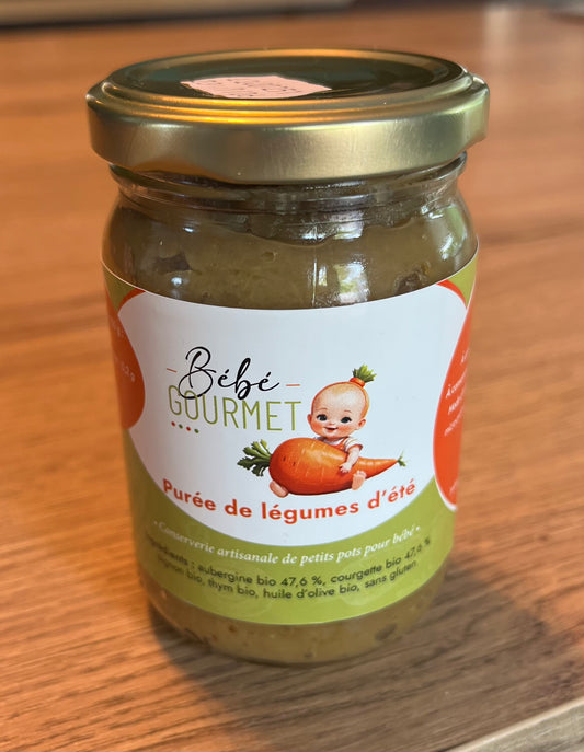 Purée de légumes d'été