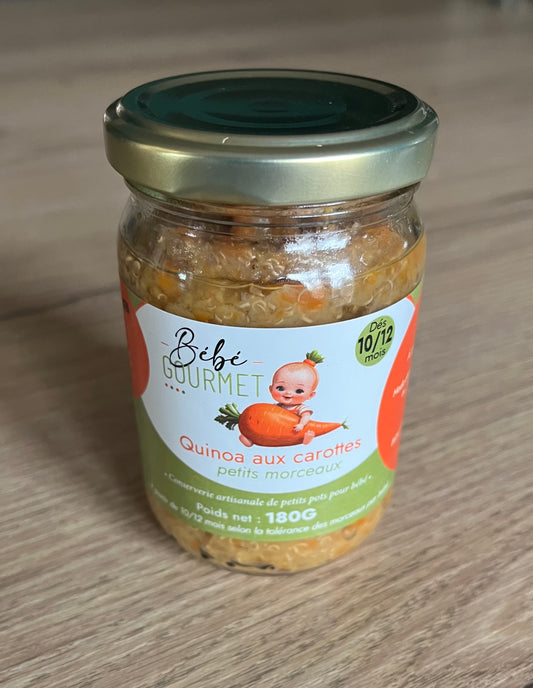 Quinoa aux carottes - petits morceaux